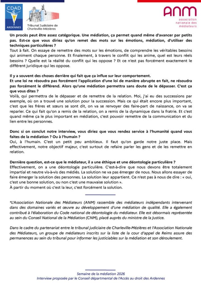2026_Semaine de la médiation_Interview du médiateur Philippe LEY.page 3 2026_Semaine de la médiation_Interview du médiateur Philippe LEY.page 3