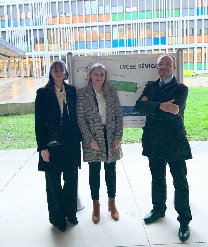 Accueil au Lycée Sévigné par un enseignant-formateur S.E.S